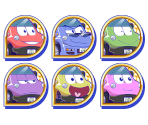 Set Icons (Car: Racing) - Osomatsu-san Hesokuri Wars: Battle of the NEETs