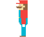 Mario (Me & My Katamari Ending Minigame-Style) - Mario Customs
