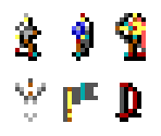 Small Sprites (EGA) - Powermonger
