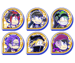 Set Icons (Band: Casual) - Osomatsu-san Hesokuri Wars: Battle of the NEETs