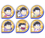 Set Icons (Dog Matsu) - Osomatsu-san Hesokuri Wars: Battle of the NEETs