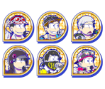Set Icons (Color Gang: Rap) - Osomatsu-san Hesokuri Wars: Battle of the NEETs