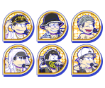 Set Icons (Color Gang: Hip Hop Star) - Osomatsu-san Hesokuri Wars: Battle of the NEETs