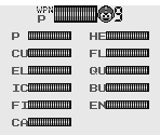 Pause Screen - Mega Man I: Dr. Wily's Revenge