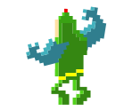 Captain Qwark - Ratchet & Clank All 4 One: 8-Bit Mini Mayhem