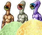 Monoeyes & Monoeye UFOs - Metal Slug Attack