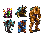 Enemies & Bosses - Final Fantasy Origins: Final Fantasy 2