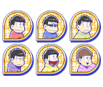 Set Icons (Hoodie 4☆) - Osomatsu-san Hesokuri Wars: Battle of the NEETs