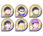 Set Icons (Jersey) - Osomatsu-san Hesokuri Wars: Battle of the NEETs