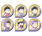 Set Icons (Varsity Jacket) - Osomatsu-san Hesokuri Wars: Battle of the NEETs