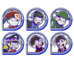 Set Icons (Zombie) - Osomatsu-san Hesokuri Wars: Battle of the NEETs