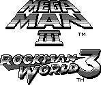 Title Screen & Font - Mega Man III