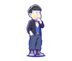 Karamatsu (Hipipo-Zoku to Kagayaku Kajitsu) - Osomatsu-san Hesokuri Wars: Battle of the NEETs