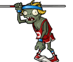Pole Vaulting Zombie - Plants vs. Zombies