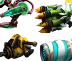 Weapon Renders - Ratchet & Clank All 4 One: 8-Bit Mini Mayhem