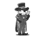 Karamatsu (Phantom Thief: Monochrome) - Osomatsu-san Hesokuri Wars: Battle of the NEETs