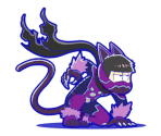 Ichimatsu (Hero) - Osomatsu-san Hesokuri Wars: Battle of the NEETs