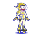 Jyushimatsu (Hero) - Osomatsu-san Hesokuri Wars: Battle of the NEETs