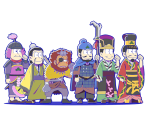 Sangokushi-san - Osomatsu-san Hesokuri Wars: Battle of the NEETs