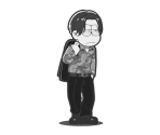 Ichimatsu (Yakuza Wolf: Monochrome) - Osomatsu-san Hesokuri Wars: Battle of the NEETs
