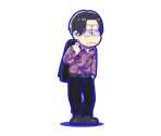 Ichimatsu (Yakuza Wolf) - Osomatsu-san Hesokuri Wars: Battle of the NEETs