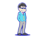 Karamatsu (Blue Suits) - Osomatsu-san Hesokuri Wars: Battle of the NEETs