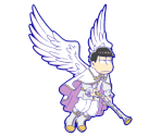 Ichimatsu (Angel) - Osomatsu-san Hesokuri Wars: Battle of the NEETs