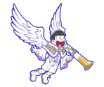 Jyushimatsu (Angel) - Osomatsu-san Hesokuri Wars: Battle of the NEETs