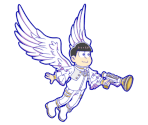 Todomatsu (Angel) - Osomatsu-san Hesokuri Wars: Battle of the NEETs