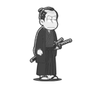 Ichimatsu (Ino Samurai: Monochrome) - Osomatsu-san Hesokuri Wars: Battle of the NEETs