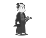 Jyushimatsu (Ino Samurai: Monochrome) - Osomatsu-san Hesokuri Wars: Battle of the NEETs