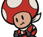 Toad (Red Rescue Squad) - Paper Mario: The Origami King