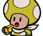 Toad (Yellow Rescue Squad) - Paper Mario: The Origami King