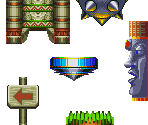 Marble Garden Objects - Sonic Origins