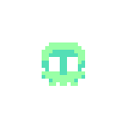 Poison Skull Projectile - Candies 'n Curses