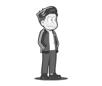 Osomatsu (Matsu Noir: Monochrome) - Osomatsu-san Hesokuri Wars: Battle of the NEETs