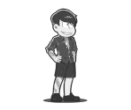 Karamatsu (Matsu Noir: Monochrome) - Osomatsu-san Hesokuri Wars: Battle of the NEETs