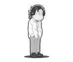Ichimatsu (Matsu Noir: Monochrome) - Osomatsu-san Hesokuri Wars: Battle of the NEETs