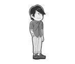 Todomatsu (Matsu Noir: Monochrome) - Osomatsu-san Hesokuri Wars: Battle of the NEETs