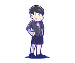 Karamatsu (Matsu Noir) - Osomatsu-san Hesokuri Wars: Battle of the NEETs