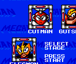 Stage Select - Mega Man: The Wily Wars: Mega Man