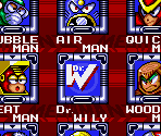 Stage Select - Mega Man: The Wily Wars: Mega Man 2