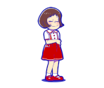 Osomatsu (Foster Daughter: Usual Dress) - Osomatsu-san Hesokuri Wars: Battle of the NEETs