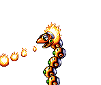 Fire Snakey - Mega Man: The Wily Wars: Wily Tower