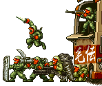 Wrath Rebel Soldiers & Morden Bus - Metal Slug Attack