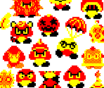 Goomba & Related Enemies (SMBS PC-88-Style) - Mario Customs