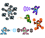 Mega Man 7 Weapons (NES-Style) - Mega Man Customs