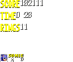 HUD (Sonic Chaos, Genesis-Style) - Sonic the Hedgehog Customs
