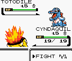Battle Interface - Pokémon Gold / Silver