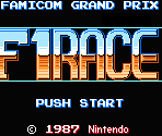 Title Screen - Famicom Grand Prix: F1 Race (JPN)